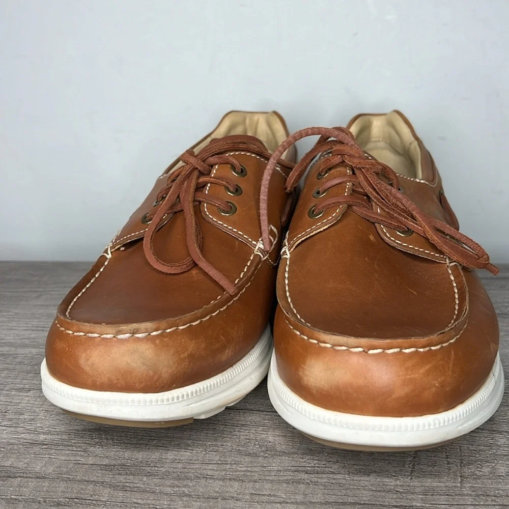 Men’s Samuel Hubbard Endeavor Moc Toe Boat Shoe 9.5 Men